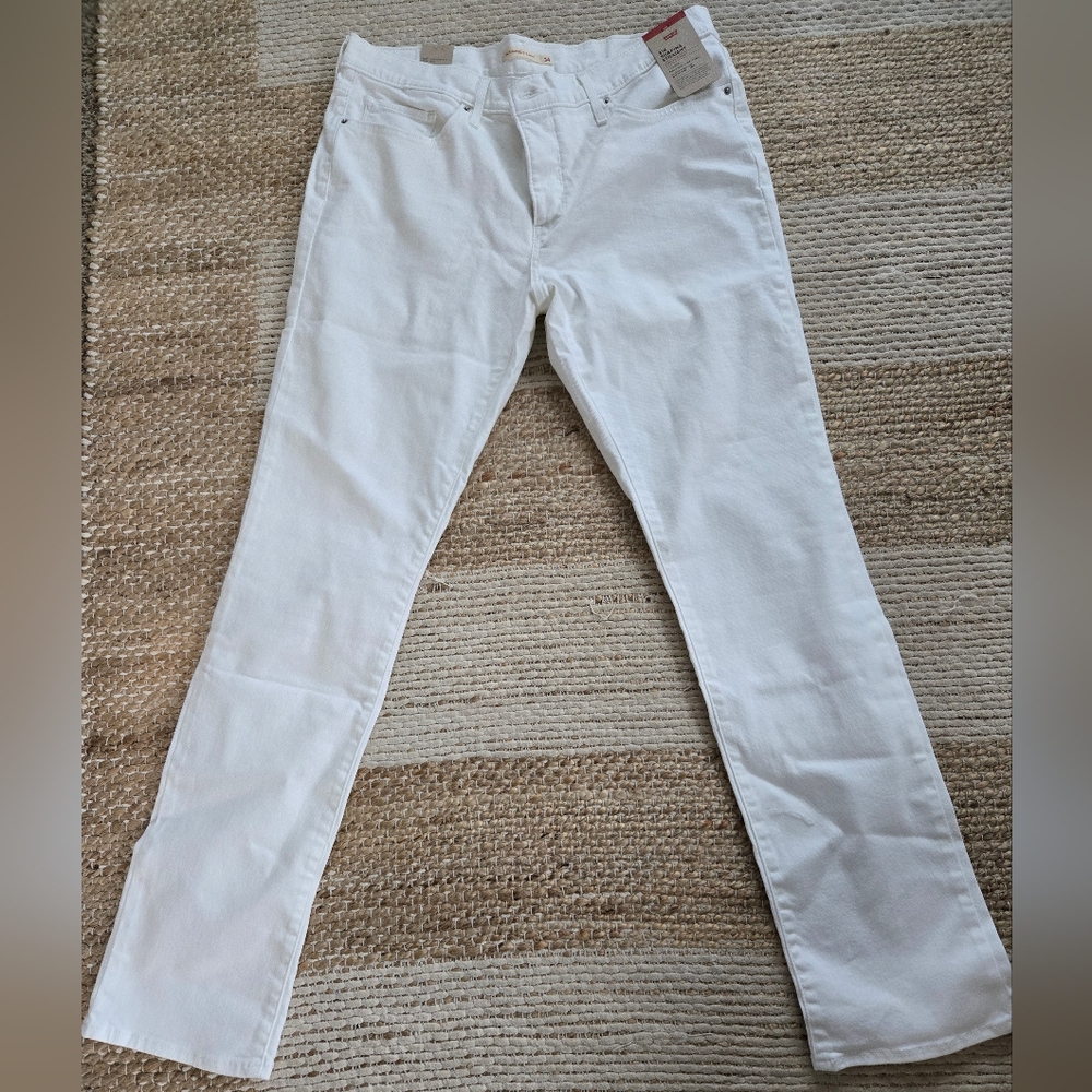 White LEVIS Denim Jeans - Picture 2 of 4